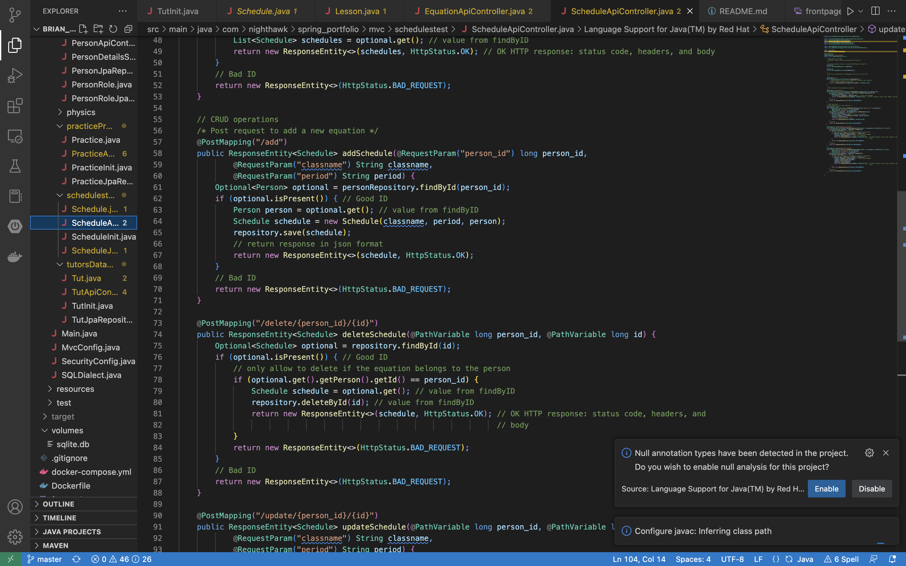 Schedule Api