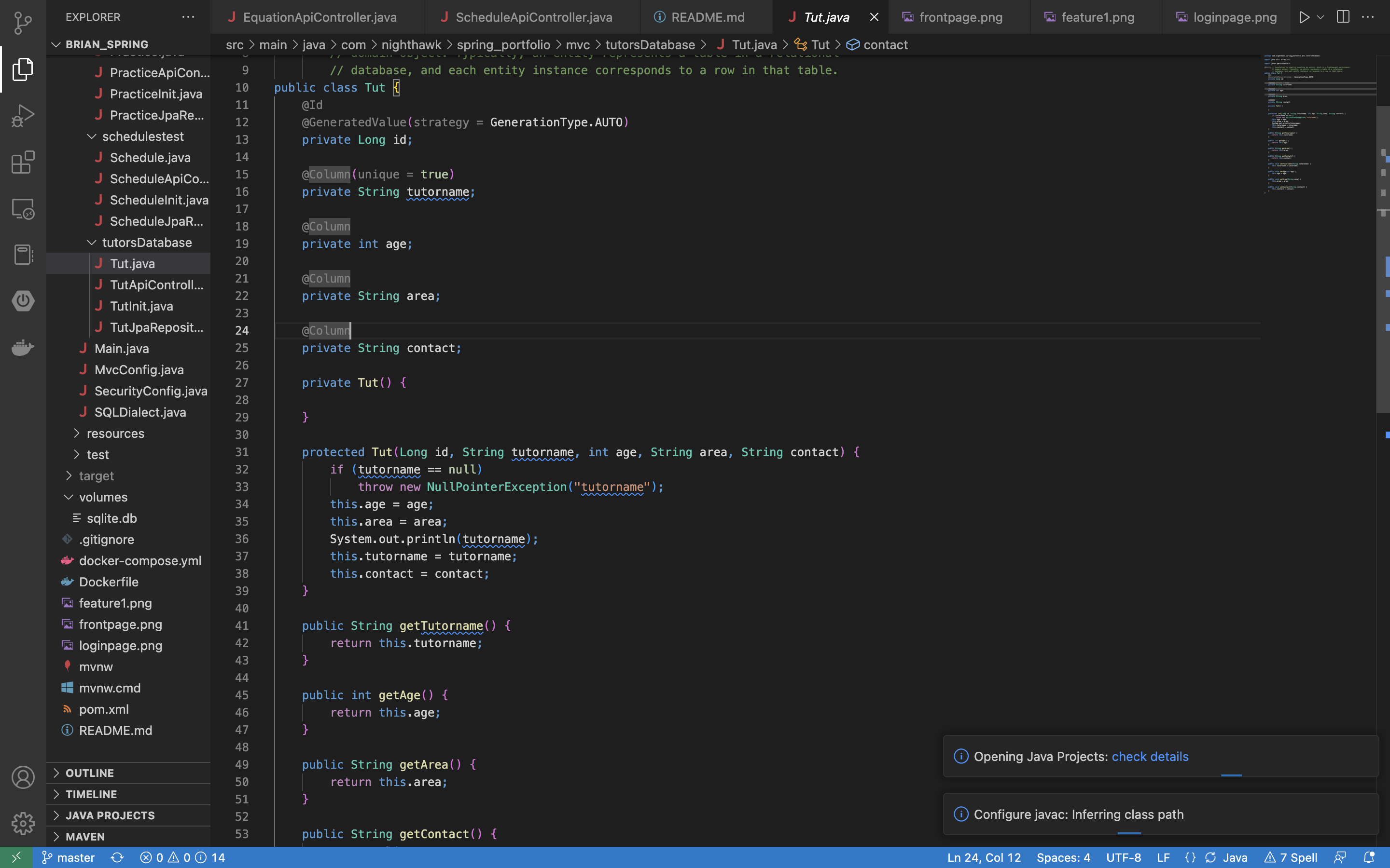 Tutor java